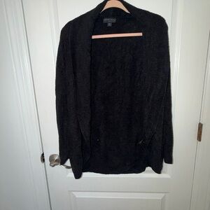 Barefoot Dreams CozyChic Lite Black Cardigan XS